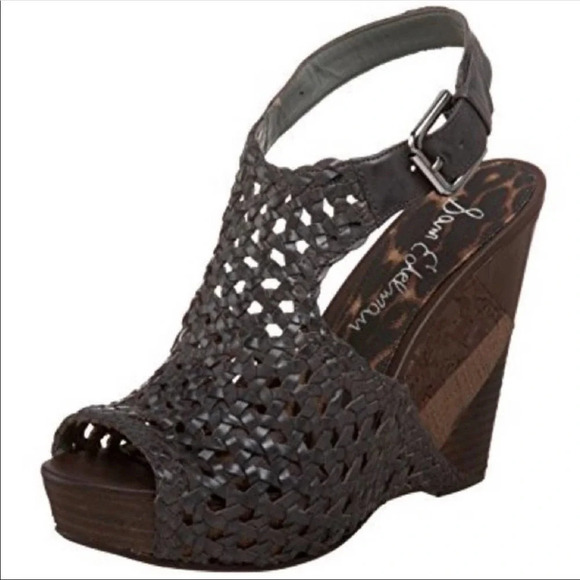 Sam‎ Edelman Kaci Leather Wedges 8.5 - Picture 1 of 7